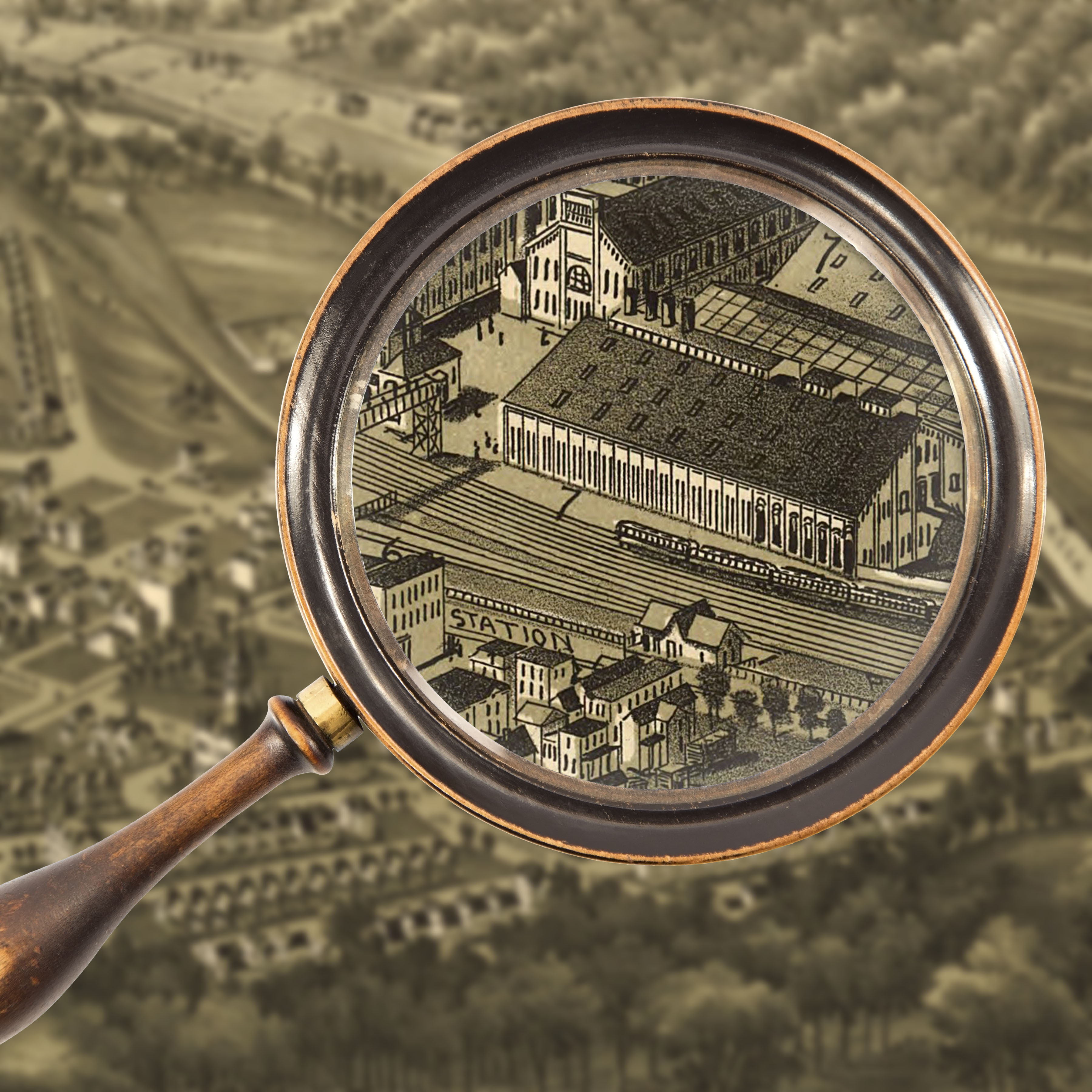 Map of Wilmerding PA; Antique Map; Pictorial or Birdseye Map, 1897 eBay