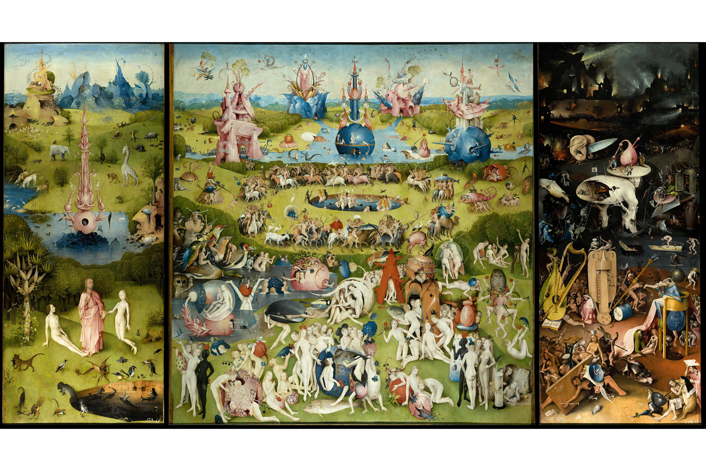 Garden Of Earthly Delights By Hieronymus Bosch 1515 Ebay