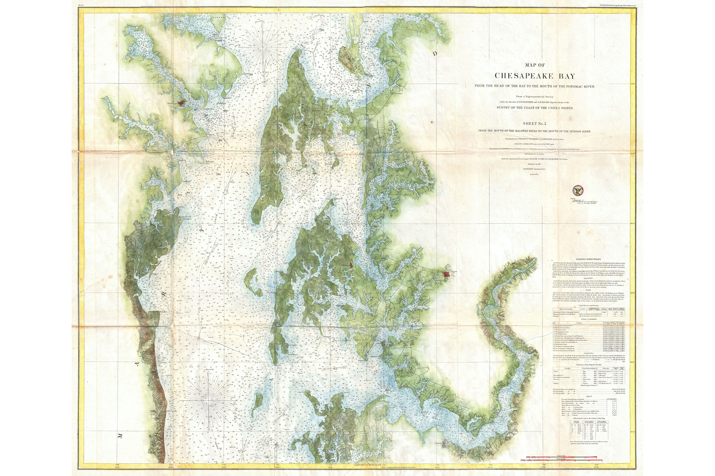 Lower Chesapeake Bay Chart