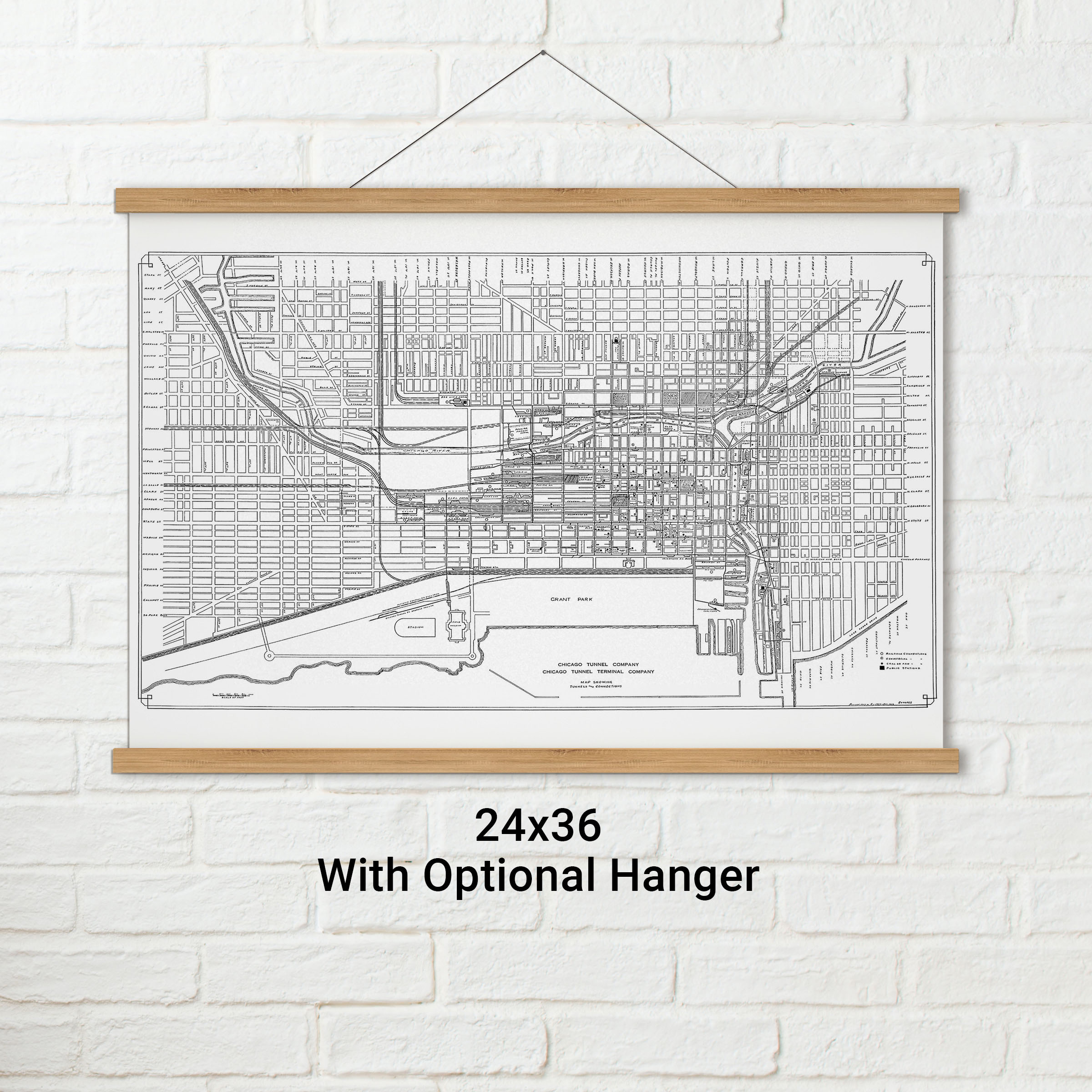 Chicago Deep Tunnel System Map