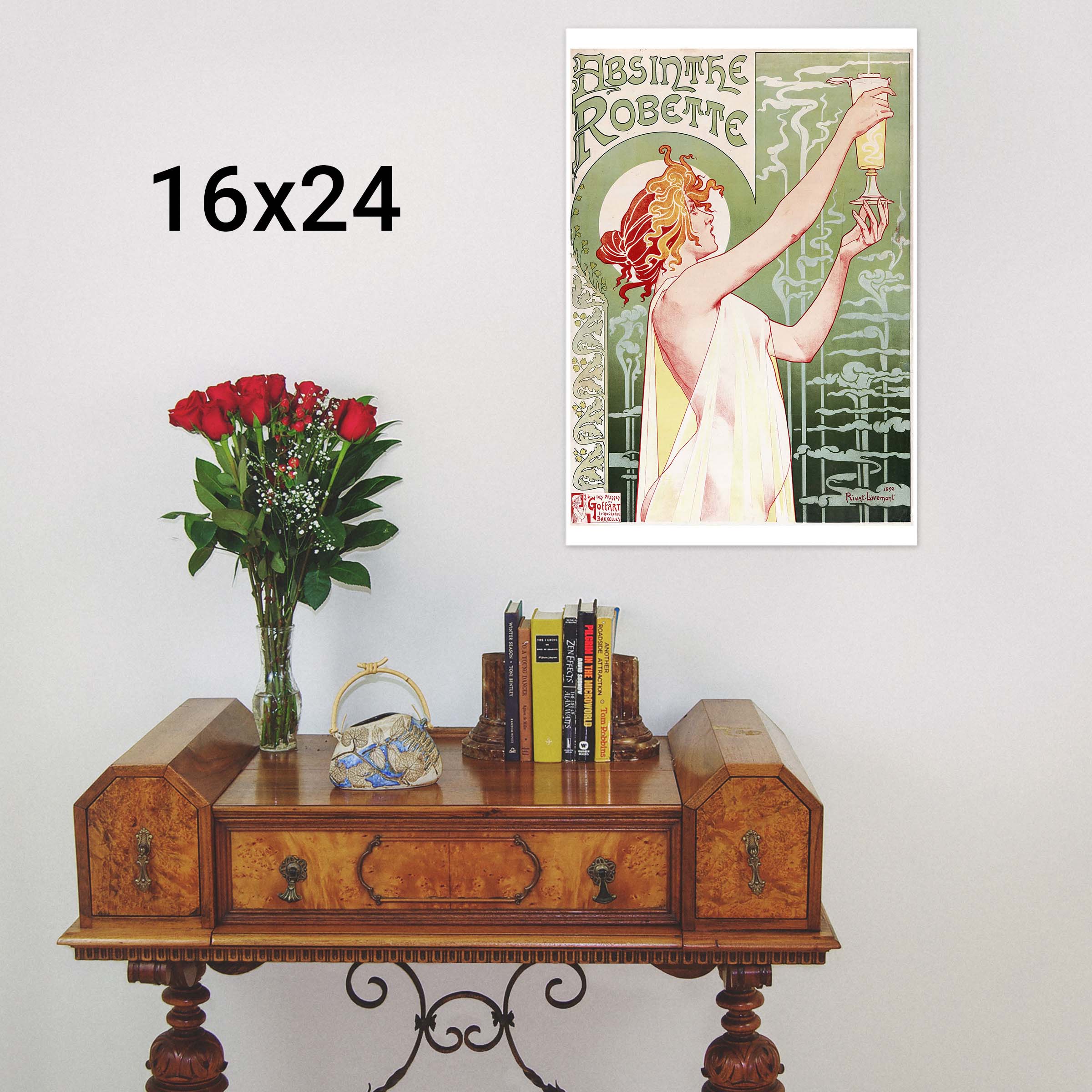 Absinthe Robette Henri Privat Livemont Jugendstil Werbeplakat Plakate A1 391 