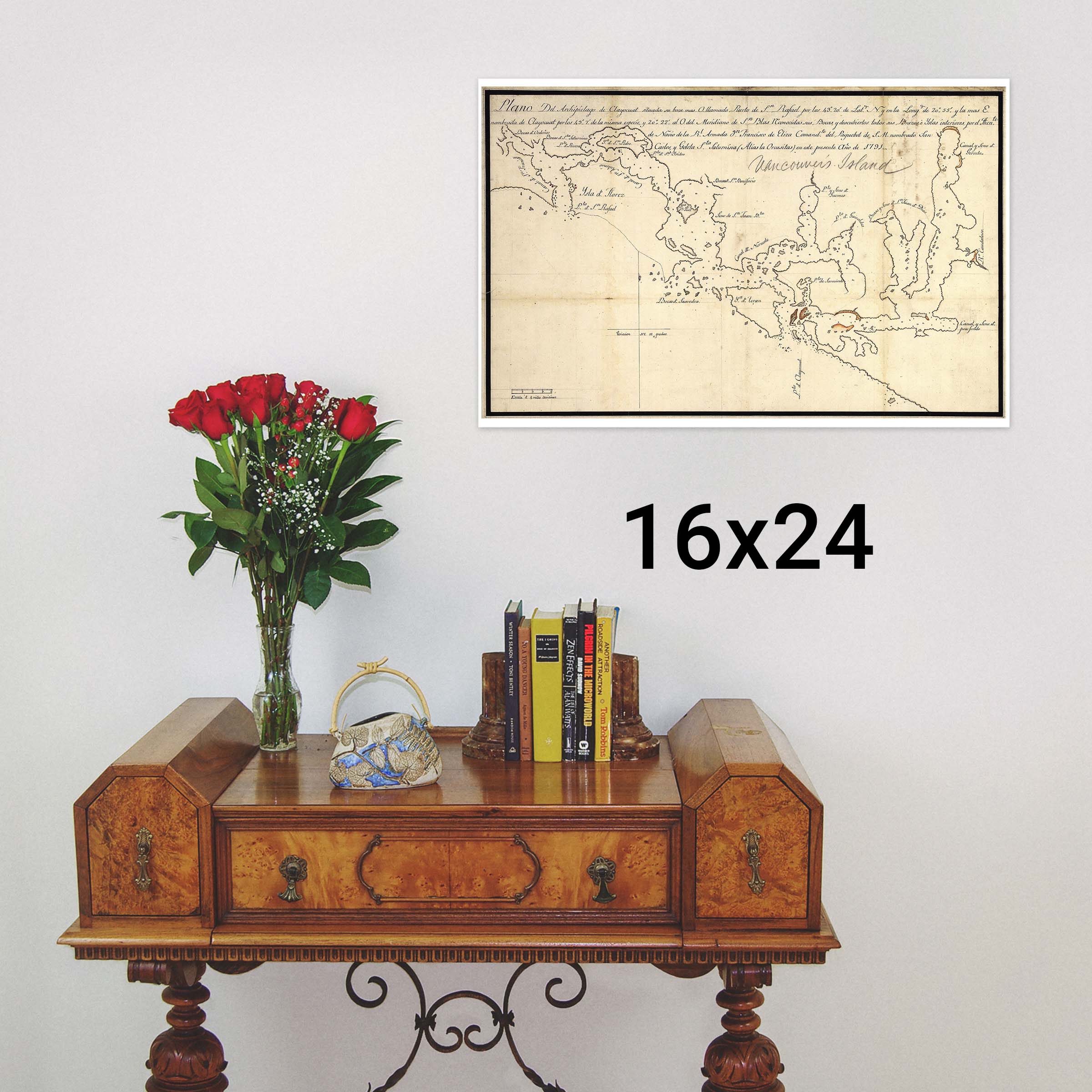 Karte von Vancouver Island und Clayoquot Sound; 1791; antike Karte - Bild 9 von 11