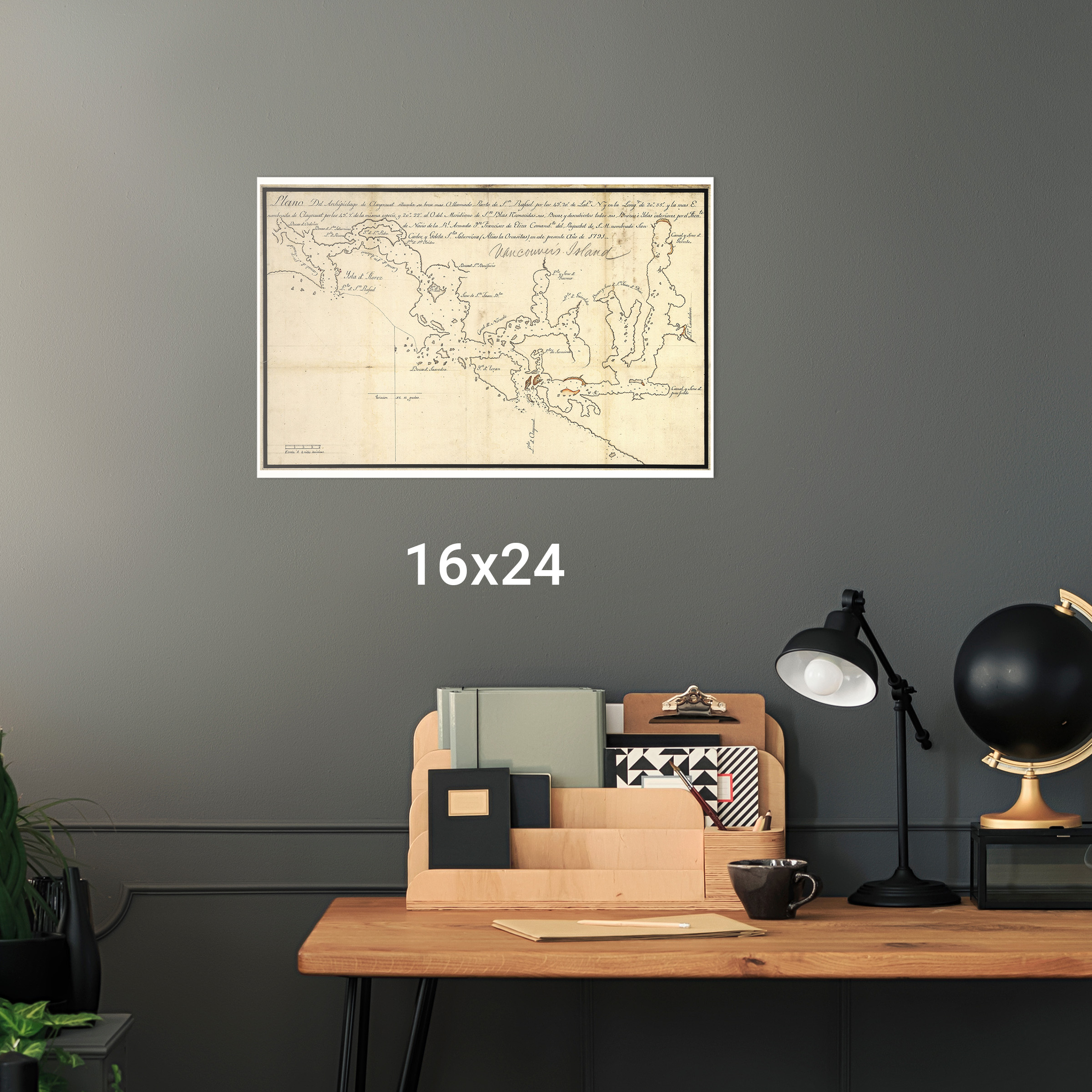 Karte von Vancouver Island und Clayoquot Sound; 1791; antike Karte - Bild 10 von 11